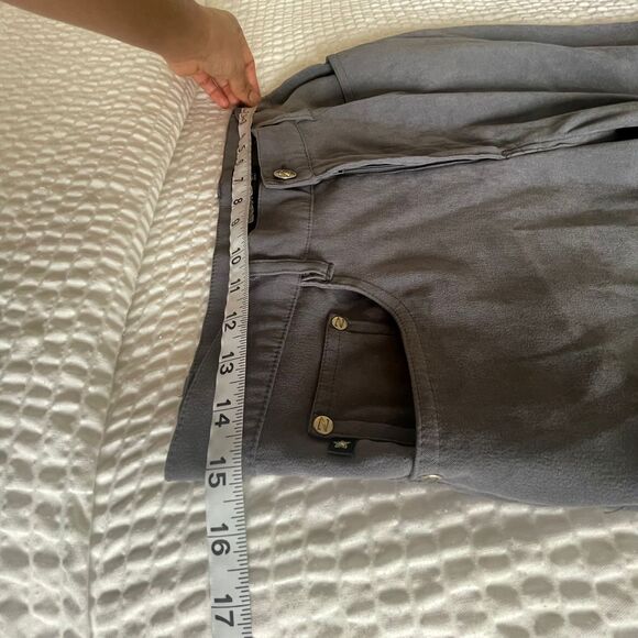 Zana di Vintage Y2K Women's Grey High Waist Stretch Wide Leg Pant Size 11 - Picture 8 of 9